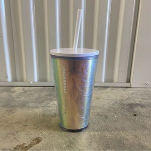 Starbucks 2019 Holiday Iridescent Foil Tumbler- 16 oz
